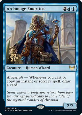 Archmage Emeritus card from Prerelease Cards