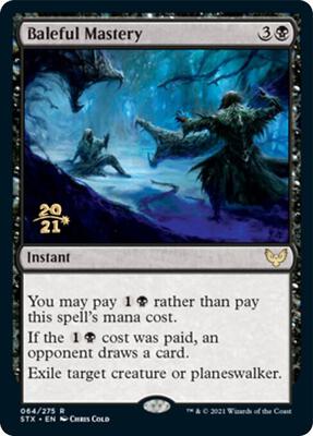 Baleful Mastery card from Prerelease Cards