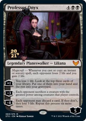 Professor Onyx card from Prerelease Cards
