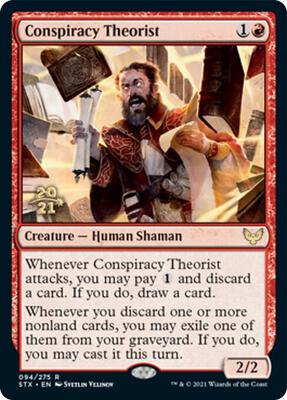 Conspiracy Theorist card from Prerelease Cards