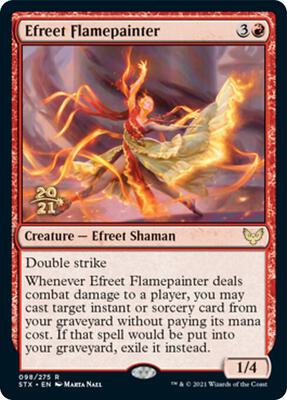 Efreet Flamepainter card from Prerelease Cards