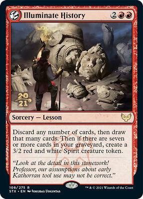 Illuminate History card from Prerelease Cards