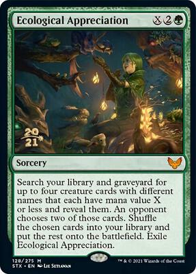 Ecological Appreciation card from Prerelease Cards