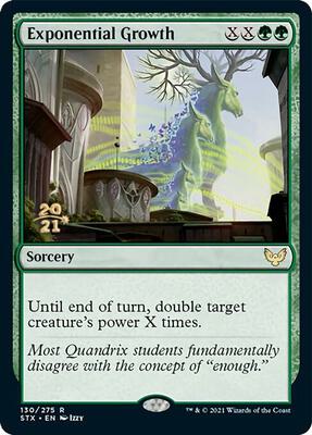Exponential Growth card from Prerelease Cards
