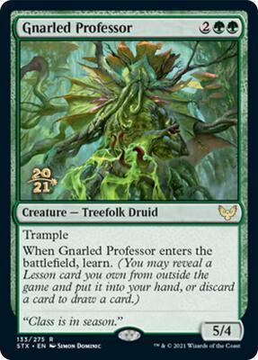 Gnarled Professor card from Prerelease Cards