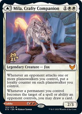 Mila, Crafty Companion card from Prerelease Cards