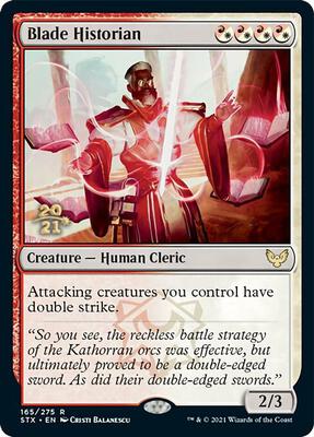 Blade Historian card from Prerelease Cards