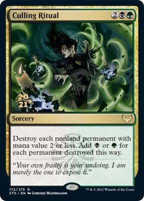 Culling Ritual card from Prerelease Cards
