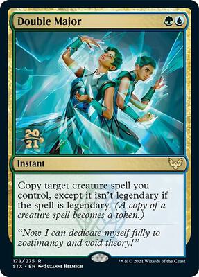 Double Major card from Prerelease Cards