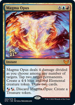 Magma Opus card from Prerelease Cards