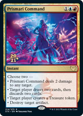 Prismari Command card from Prerelease Cards