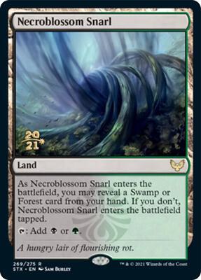Necroblossom Snarl card from Prerelease Cards
