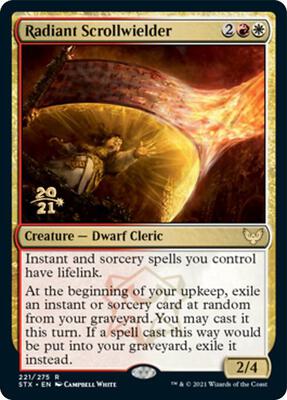 Radiant Scrollwielder card from Prerelease Cards