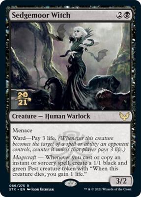 Sedgemoor Witch card from Prerelease Cards