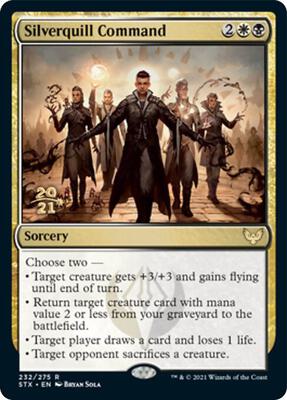 Silverquill Command card from Prerelease Cards