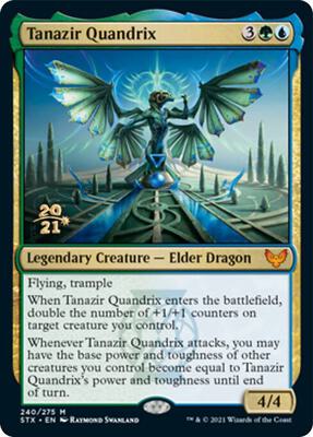 Tanazir Quandrix card from Prerelease Cards