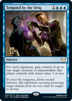 Tempted by the Oriq card from Prerelease Cards