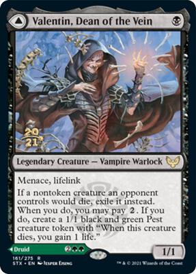 Valentin, Dean of the Vein card from Prerelease Cards