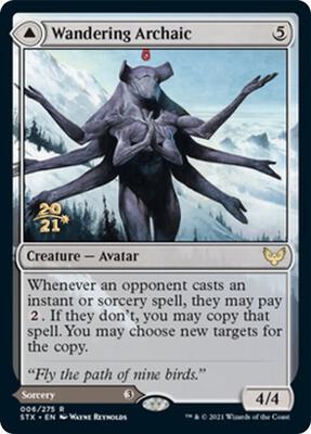 Wandering Archaic card from Prerelease Cards