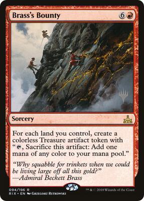Brass's Bounty card from Promo Pack: Strixhaven