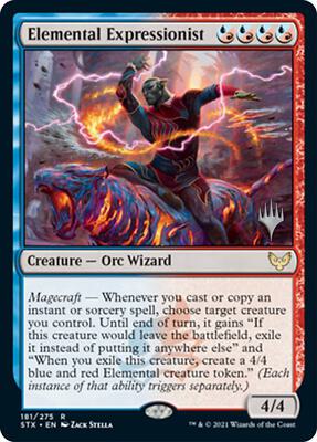 Elemental Expressionist card from Promo Pack: Strixhaven