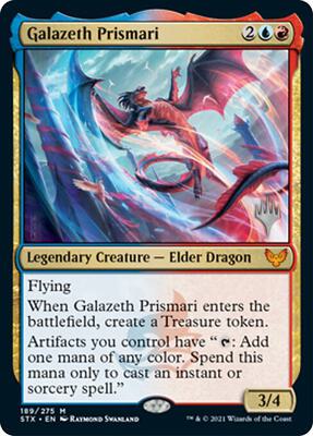 Galazeth Prismari card from Promo Pack: Strixhaven