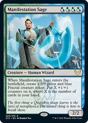Manifestation Sage card from Promo Pack: Strixhaven