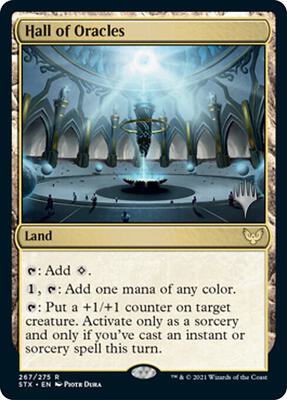 Hall of Oracles card from Promo Pack: Strixhaven