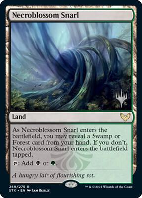 Necroblossom Snarl card from Promo Pack: Strixhaven