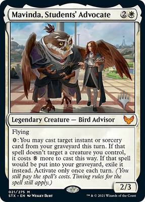 Mavinda, Students' Advocate card from Promo Pack: Strixhaven