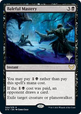 Baleful Mastery card from Promo Pack: Strixhaven