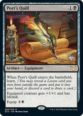 Poet's Quill card from Promo Pack: Strixhaven