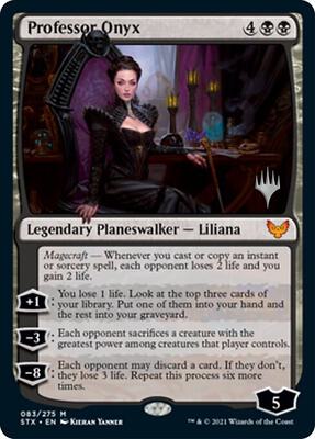 Professor Onyx card from Promo Pack: Strixhaven