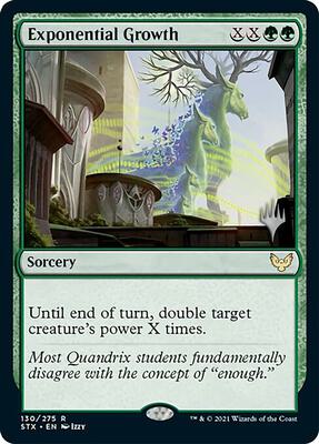 Exponential Growth card from Promo Pack: Strixhaven