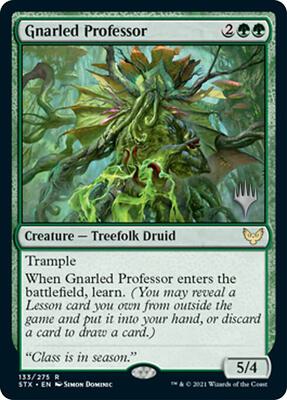 Gnarled Professor card from Promo Pack: Strixhaven