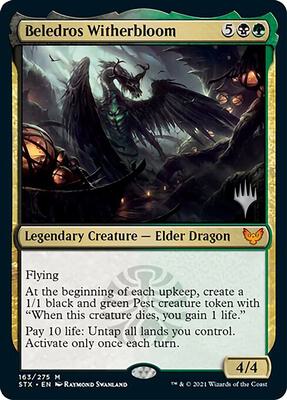 Beledros Witherbloom card from Promo Pack: Strixhaven
