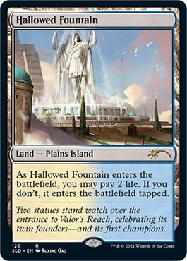 Hallowed Fountain card from Secret Lair Drop Series