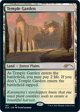 Temple Garden card from Secret Lair Drop Series