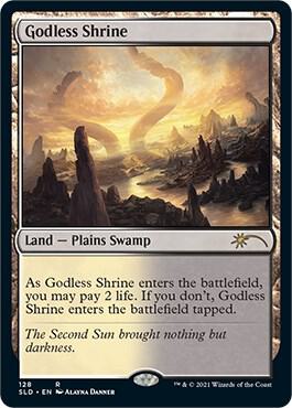 Godless Shrine card from Secret Lair Drop Series