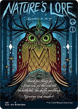 Nature's Lore (189) card from Secret Lair Drop Series