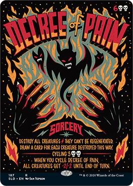 Decree of Pain card from Secret Lair Drop Series