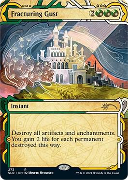 Fracturing Gust card from Secret Lair Drop Series