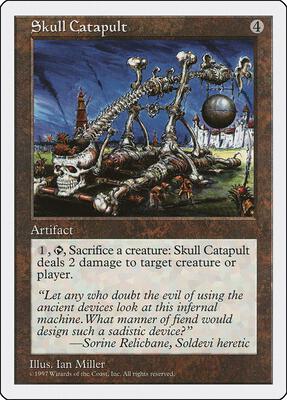 Skull Catapult card from Fifth Edition