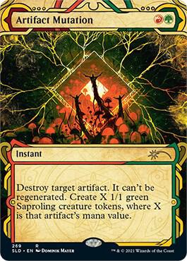 Artifact Mutation card from Secret Lair Drop Series