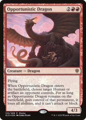 Opportunistic Dragon card from Media Promos