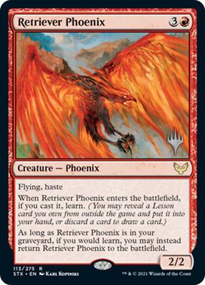 Retriever Phoenix card from Promo Pack: Strixhaven