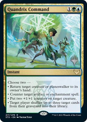 Quandrix Command card from Promo Pack: Strixhaven