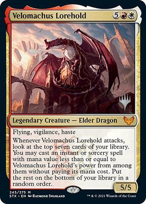 Velomachus Lorehold card from Promo Pack: Strixhaven