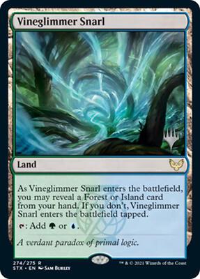 Vineglimmer Snarl card from Promo Pack: Strixhaven