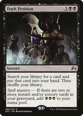 Dark Petition card from Promo Pack: Kaldheim